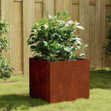 VIDAXL -Planungsbox 40x41x40 cm Corten Stahl - afbeelding 1