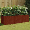 VIDAXL -Pflanzer erhöht 120 x 40 x 40 cm Corten Stahl