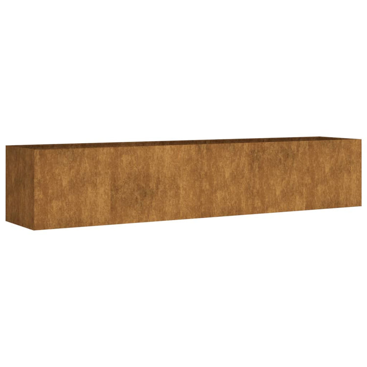 VIDAXL -Pflanzer erhöhte 200x40x40 cm Corten -Stahl