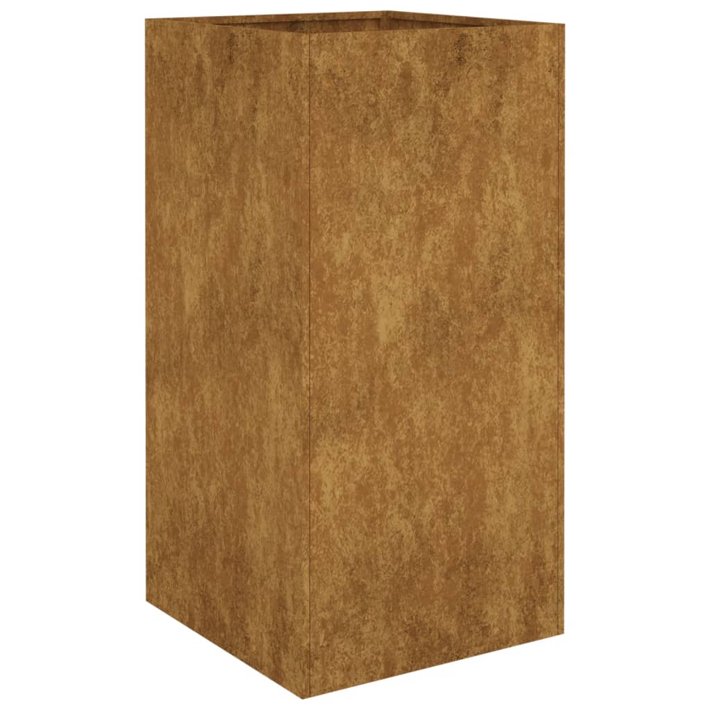 VIDAXL -Planungsbox 40x40x80 cm Corten Stahl