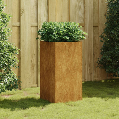 VIDAXL -Planungsbox 40x40x80 cm Corten Stahl