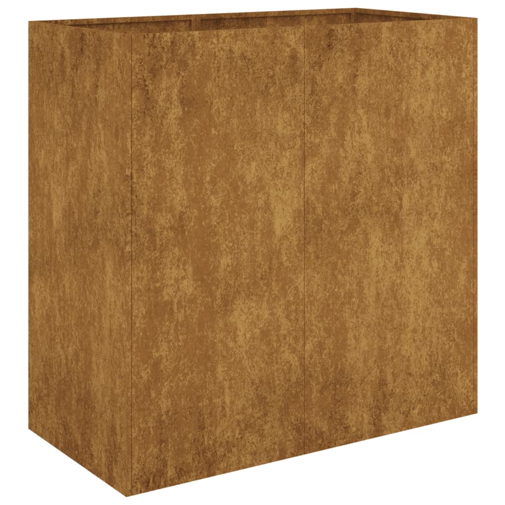VIDAXL -Planungsbox 80x40x80 cm Corten Stahl