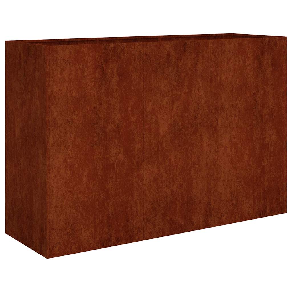VIDAXL -Pflanzer erhöhte 120 x 40 x 80 cm Cortenstaal