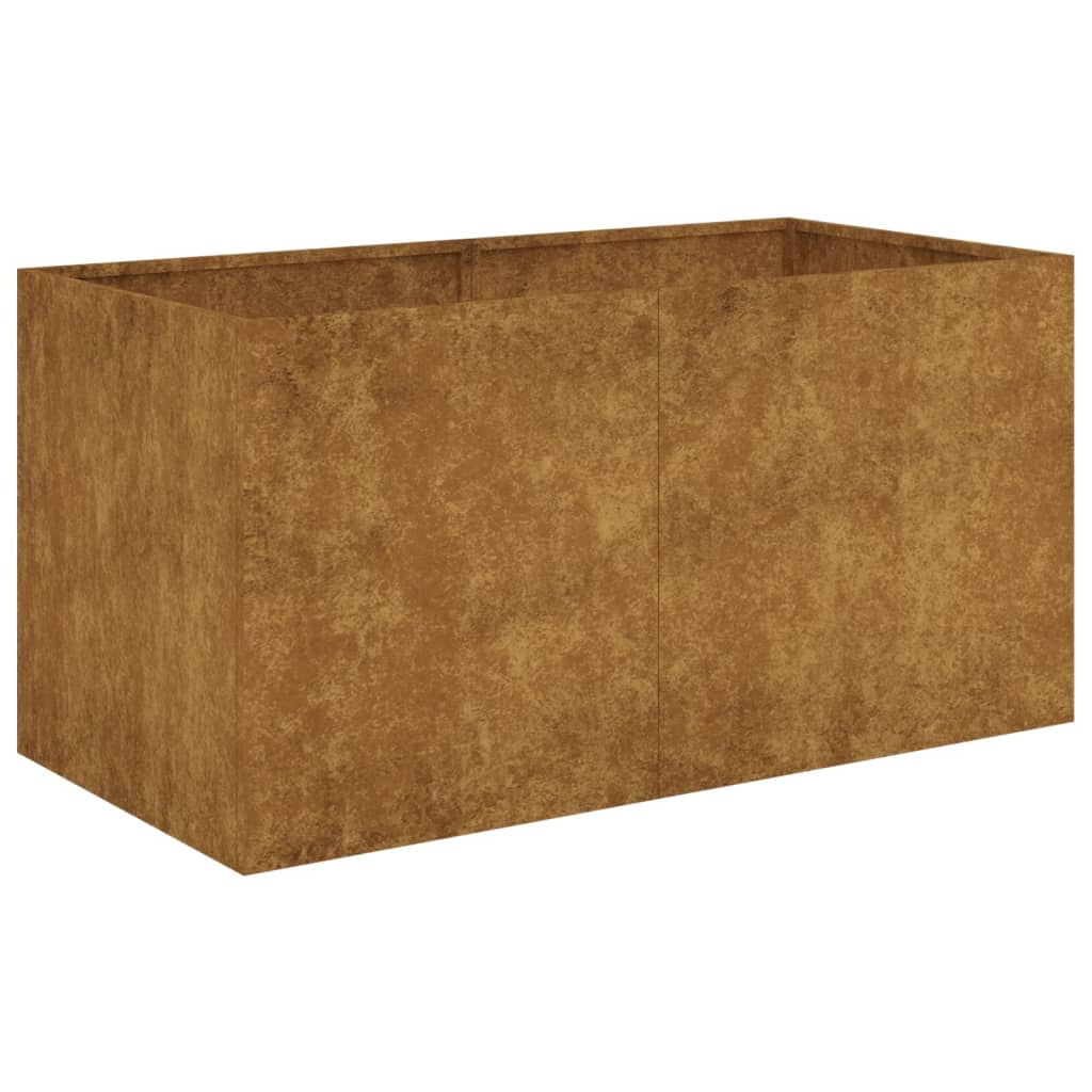 VIDAXL -Planungsbox 80x40x40 cm Corten Stahl