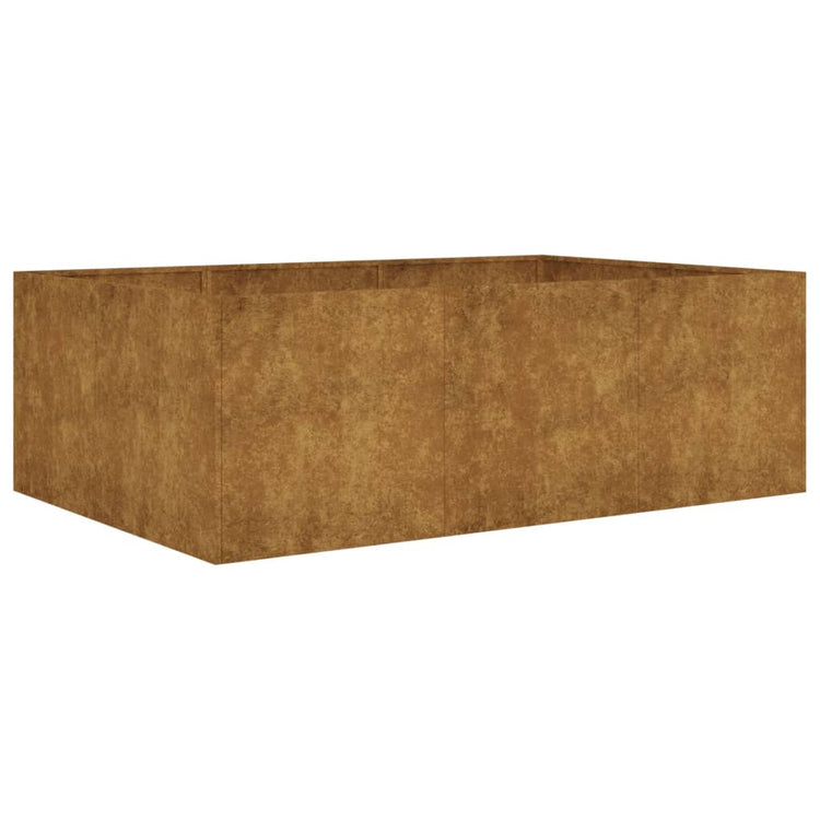 VIDAXL -Pflanzer erhöht 120 x 80 x 40 cm Corten Stahl