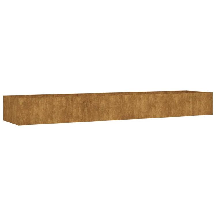 Vidaxl -Pflanzer erhöhte 360x80x40 cm Corten Stahl