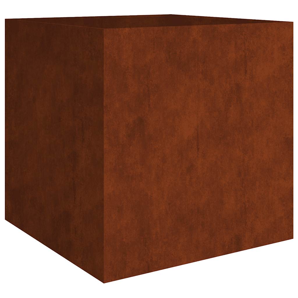 VIDAXL -Planungsbox 80x80x80 cm Corten Stahl