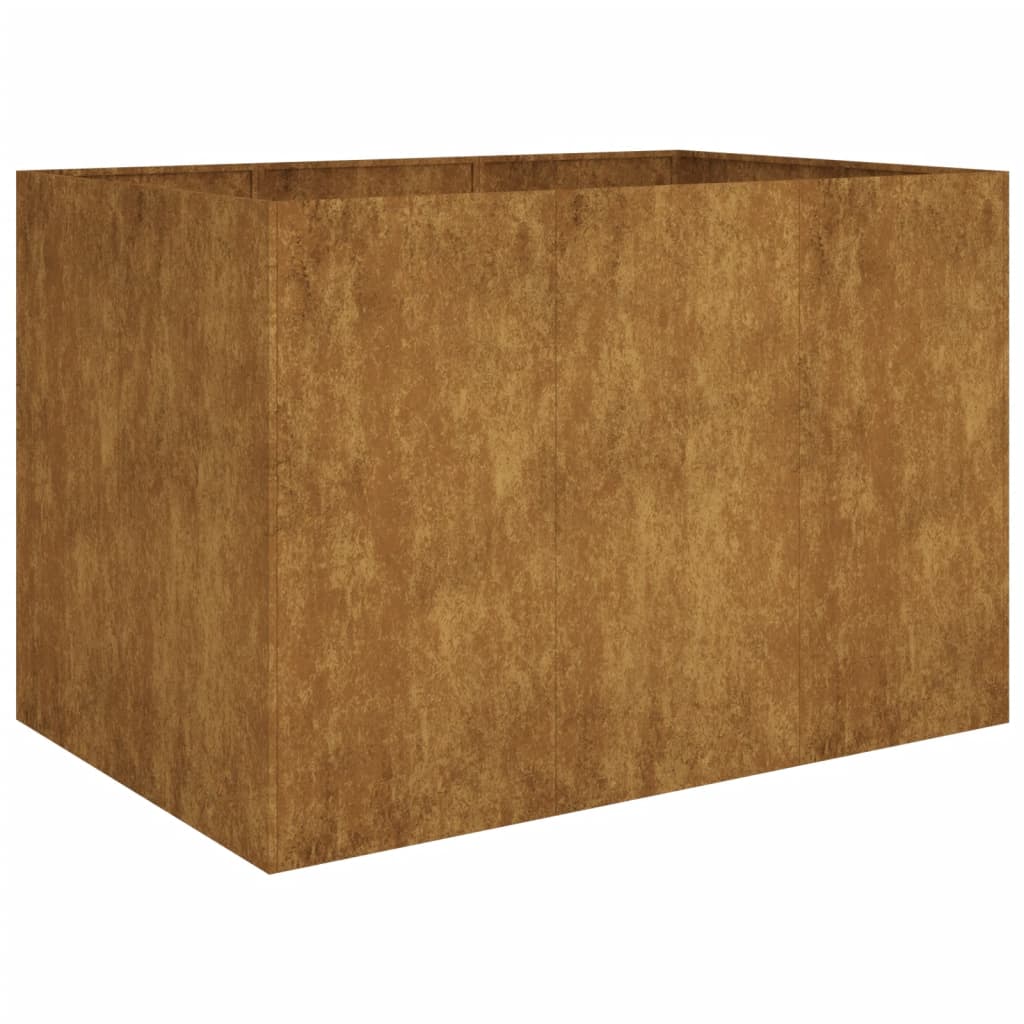 VIDAXL -Pflanzer erhöht 120 x 80 x 80 cm Corten Stahl