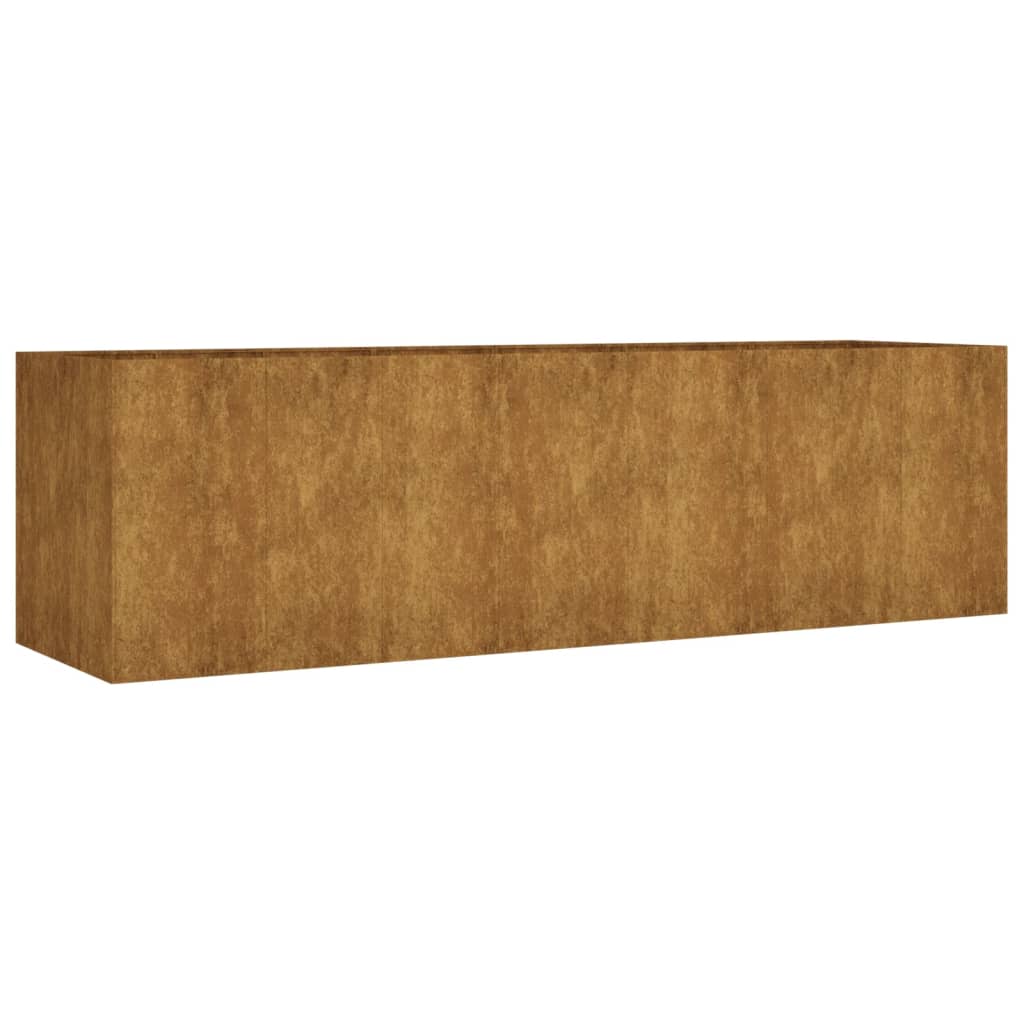 VIDAXL -Pflanzer erhöhte 280 x 80 x 80 cm Cortenstaal