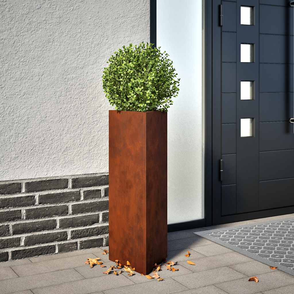 VIDAXL -Planungsbox 30x26x75 cm Cortenstaal