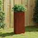 VIDAXL -Planungsbox 40x34.5x75 cm cortenstaal