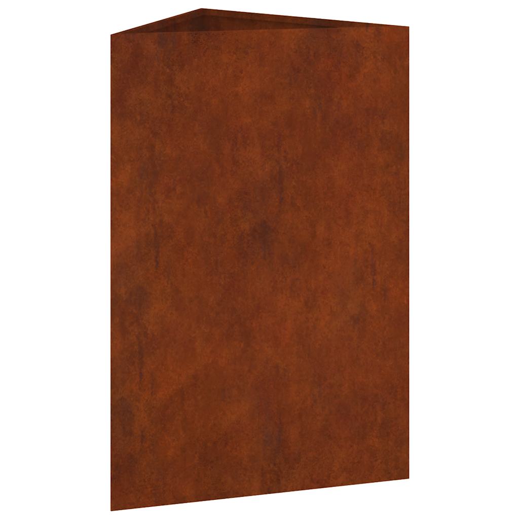 VIDAXL -Planungsbox 50x43x75 cm Corten Stahl
