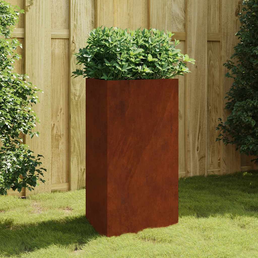 VIDAXL -Planungsbox 50x43x75 cm Corten Stahl