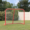 VIDAXL Hockeyziel 183x71x122 cm Polyesterrot und Weiß