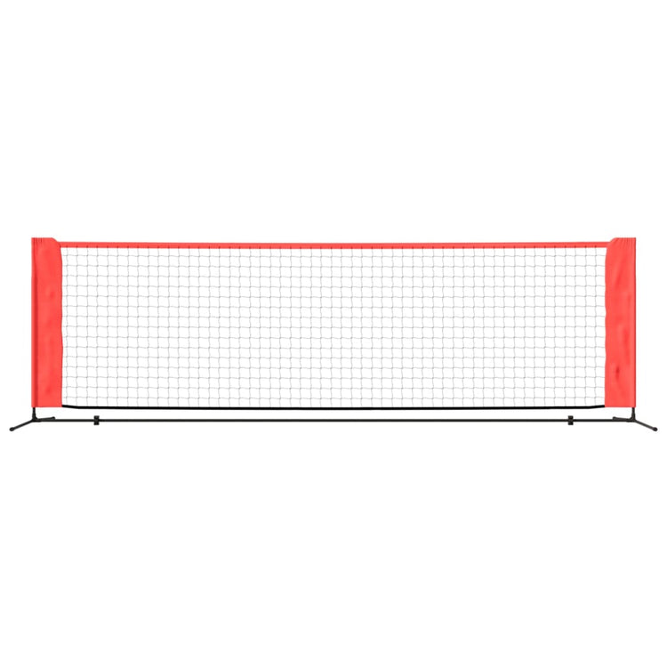 Vidaxl Tennisnet 300x100x87 cm Polyesterschwarz und Rot