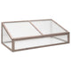 Vidaxl Greenhouse 110x58.5x39 cm Pine -Holzgrau