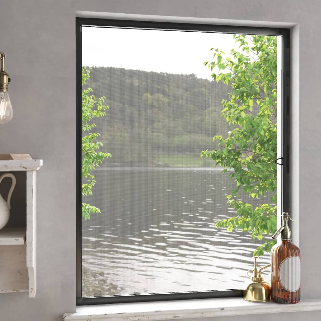 Vidaxl Windshor 100x120 cm Anthrazit -ausgelöst