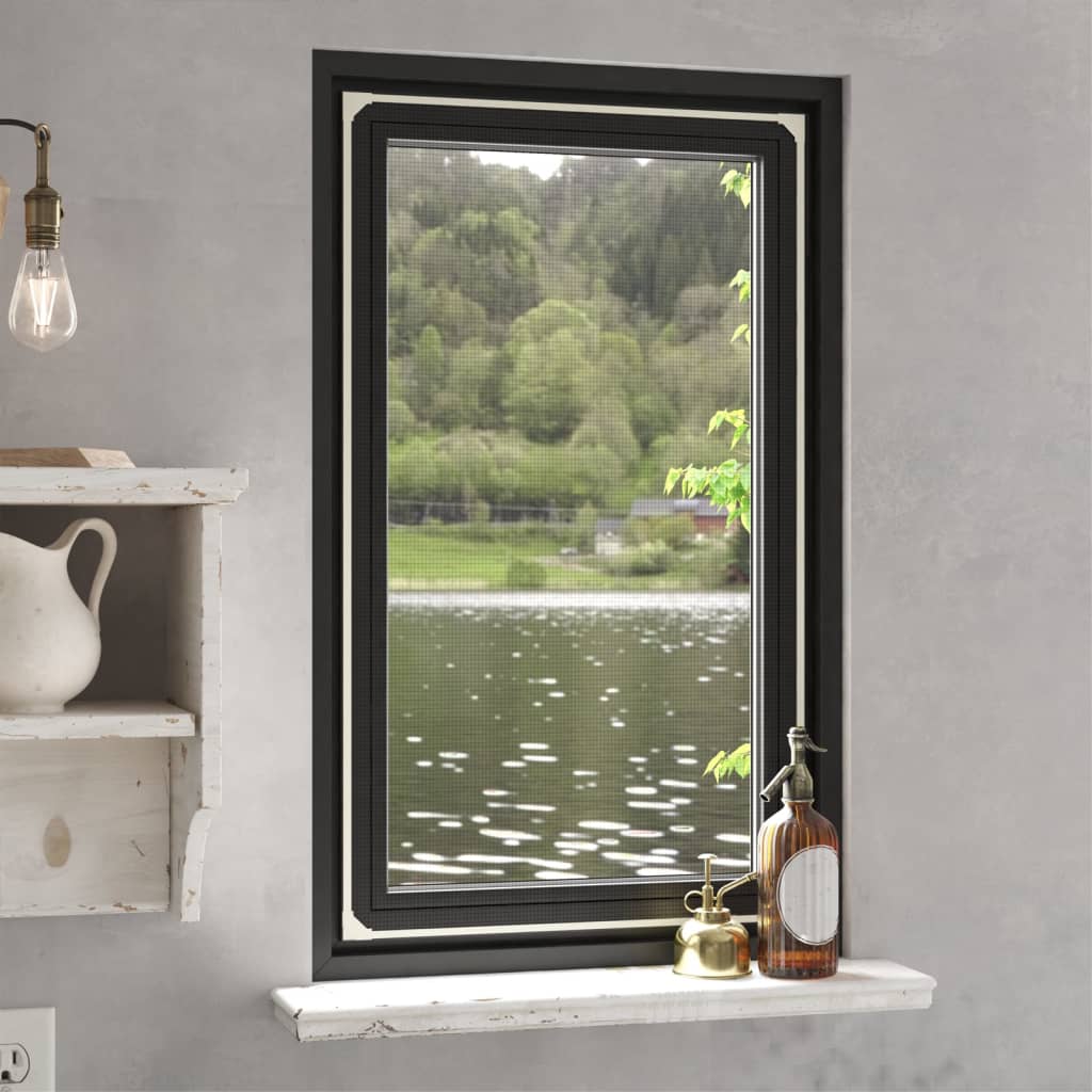 VIDAXL INSECTHOR für Windows Magnetic 80x140 cm Weiß