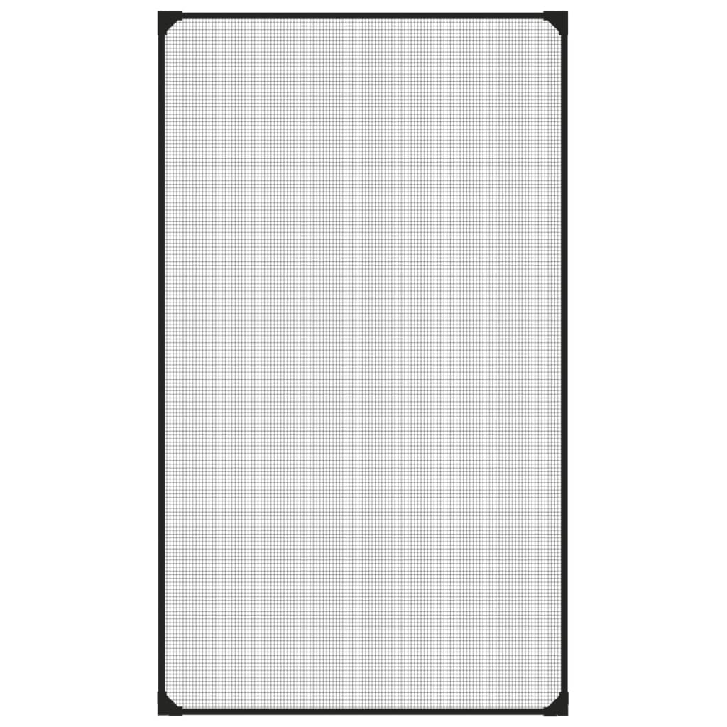 VIDAXL INSECTHOR für Windows Magnetic 80x140 cm Anthrazit -Colored