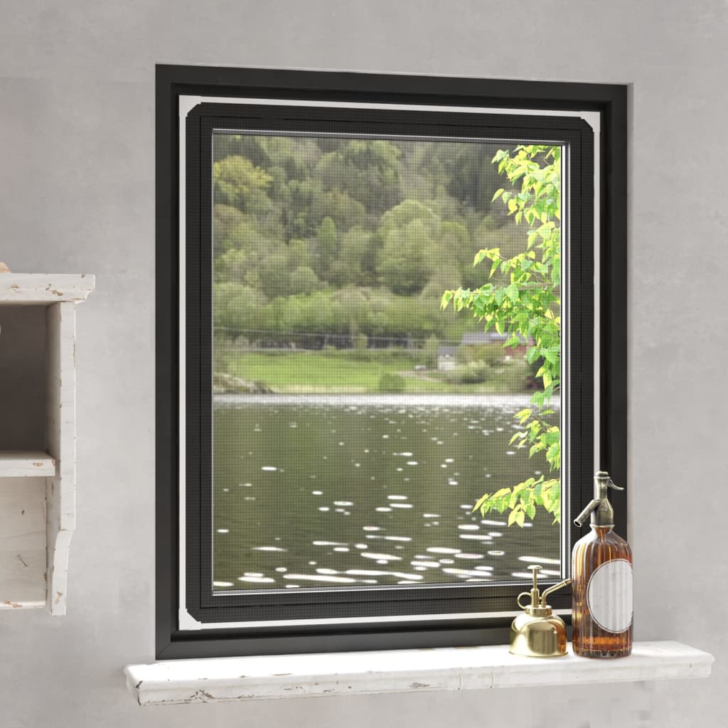 VIDAXL INSECTHOR für Windows Magnetic 100x120 cm Weiß