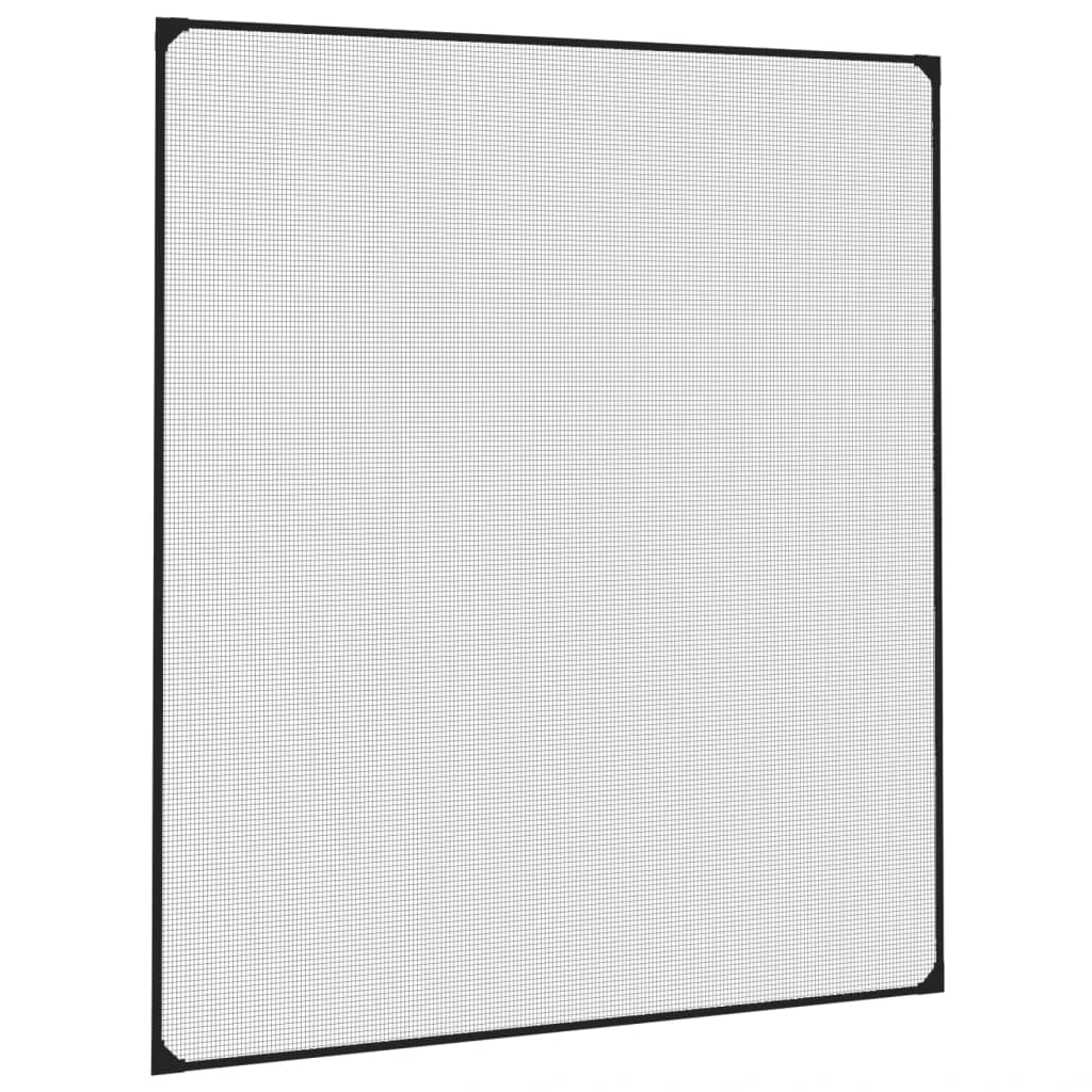 VIDAXL INSECTHOR für Windows Magnetic 130x150 cm Anthrazit -geläutet