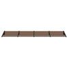 Vidaxl -Tür -Baldachin 396x90 cm Polycarbonat schwarz