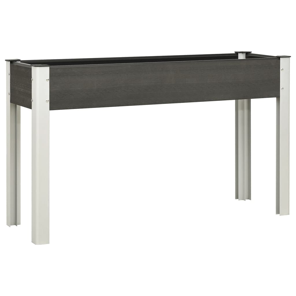 VIDAXL -Pflanzer erhöht 120 x 40 x 75 cm HKC Grau