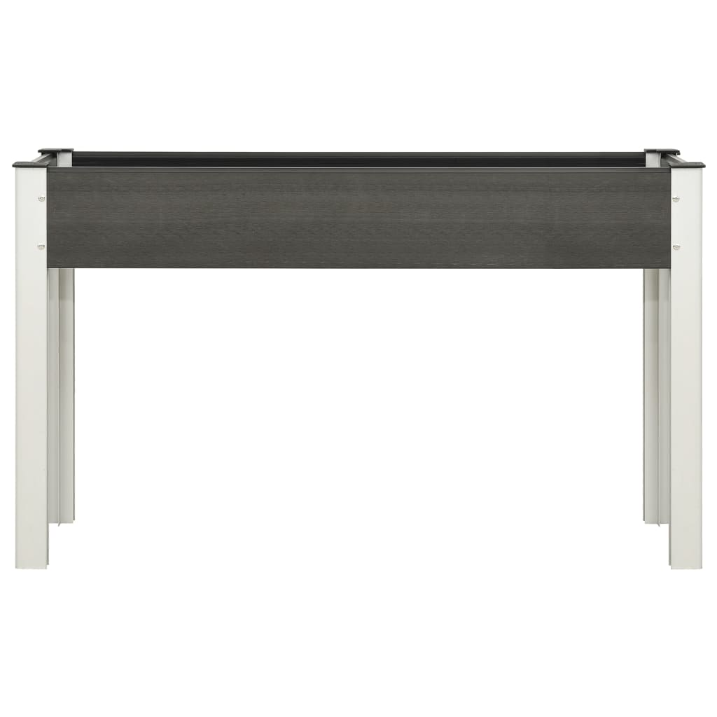 VIDAXL -Pflanzer erhöht 120 x 40 x 75 cm HKC Grau