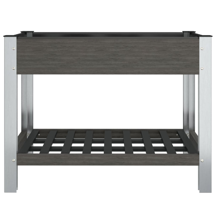 Vidaxl -Pflanzer mit Regal 100x50x75 cm HKC angehoben