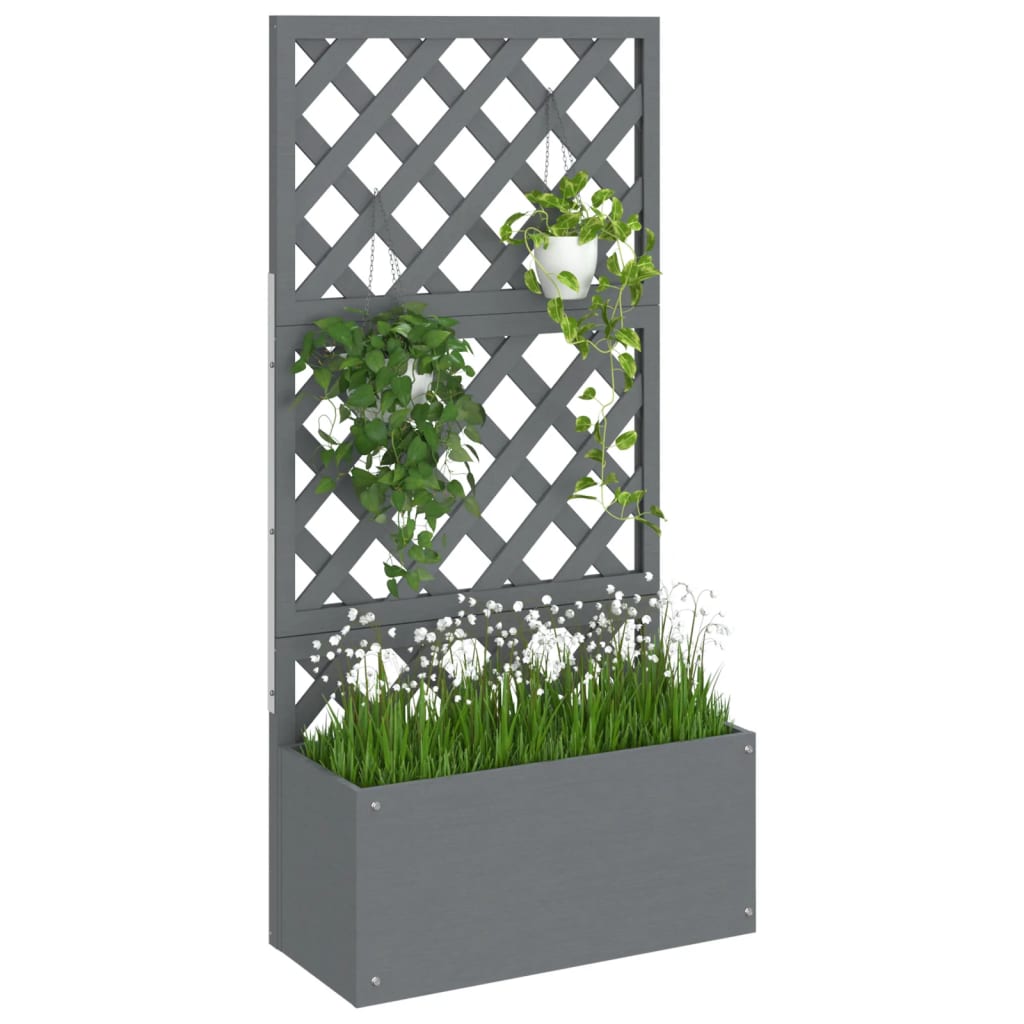 VIDAXL -Pflanzer mit Latwerk 65x33x135 cm HKC