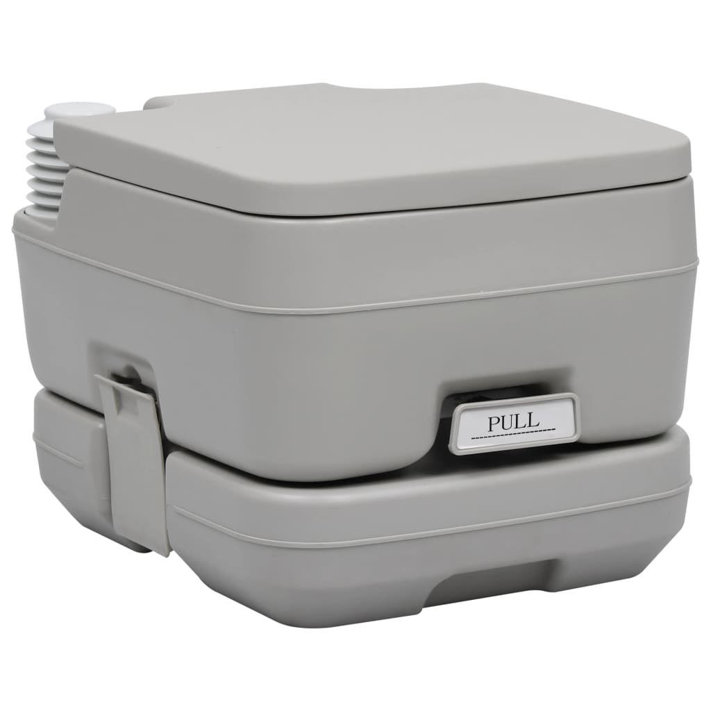 Vidaxl Camping -Toilette und Wassertank tragbar eingestellt