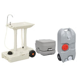 Vidaxl Camping -Toilette und Waschbecken mit Wassertank - afbeelding 1