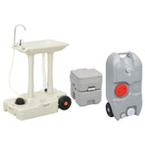 Vidaxl Camping -Toilette und Waschbecken mit Wassertank - afbeelding 1