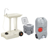 Vidaxl Camping -Toilette und Waschbecken mit Wassertank - afbeelding 1