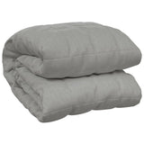 Vidaxl schwache Decke 122x183 cm 5 kg Stoff grau - afbeelding 2
