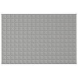 Vidaxl schwache Decke 122x183 cm 5 kg Stoff grau - afbeelding 3