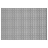 Vidaxl schwache Decke 140x200 cm 6 kg Stoff grau - afbeelding 3