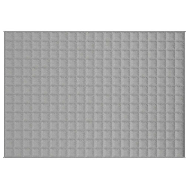 Vidaxl schwache Decke 140x200 cm 6 kg Stoff grau
