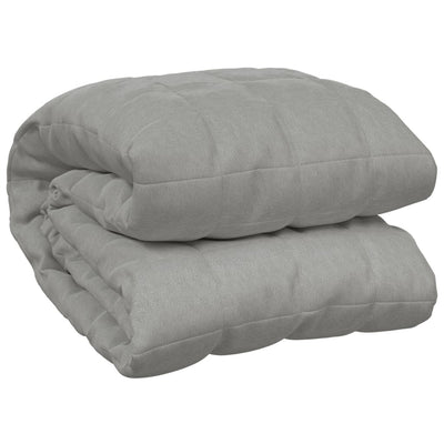 Vidaxl schwache Decke 137x200 cm 10 kg Stoff grau