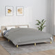 Vidaxl schwache Decke 200x220 cm 9 kg Stoff grau