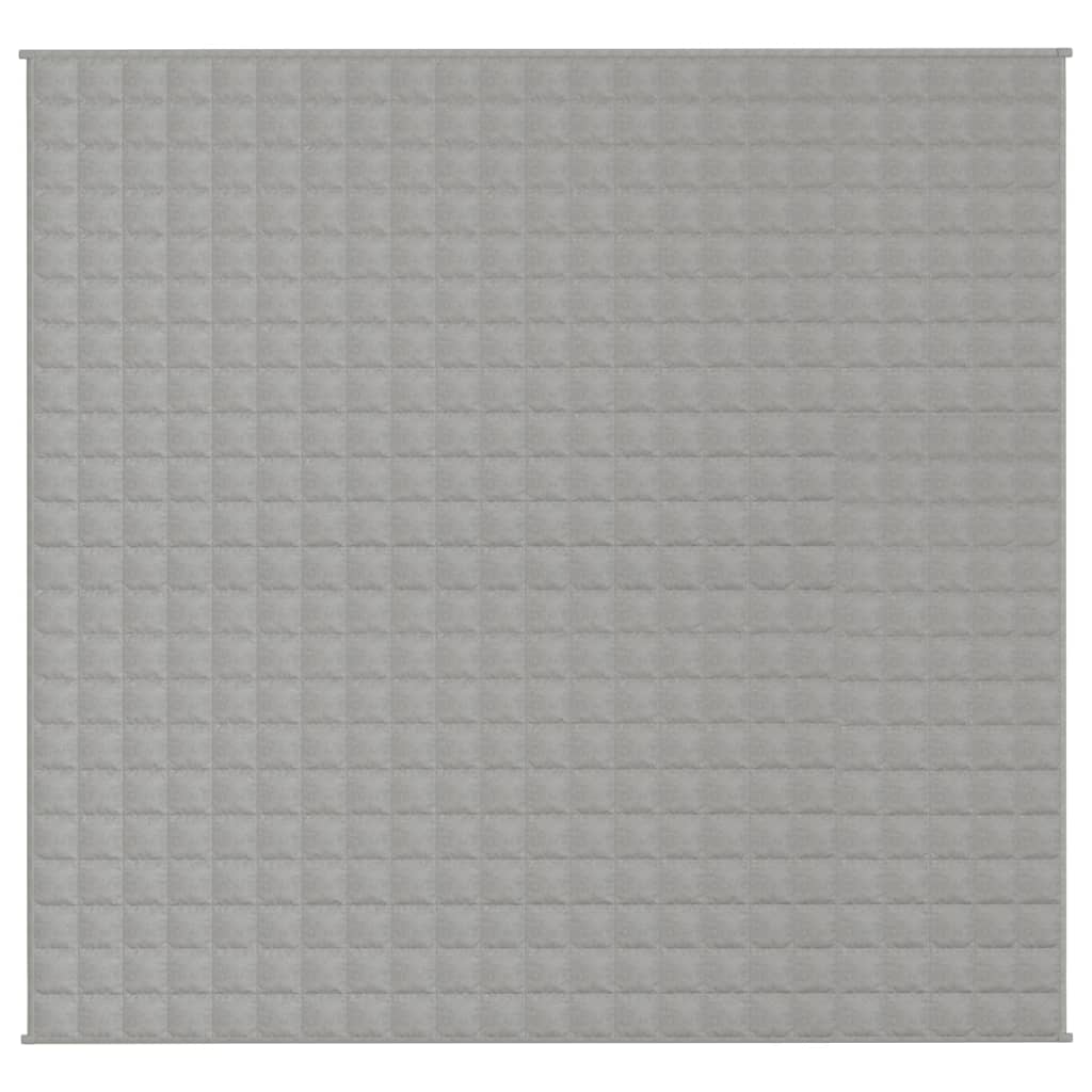 Vidaxl Schwachdecke 220x230 cm 15 kg Stoff grau
