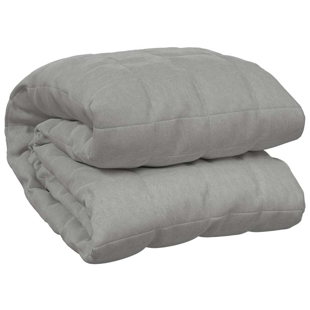 Vidaxl schwache Decke 220x240 cm 15 kg Stoff grau