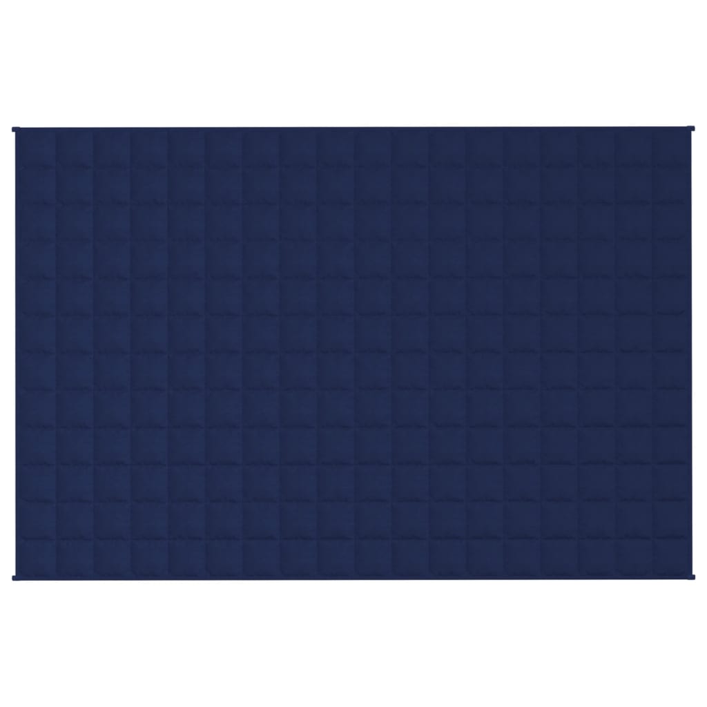 Vidaxl schwache Decke 122x183 cm 5 kg Stoff blau
