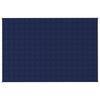 Vidaxl schwache Decke 122x183 cm 9 kg Stoff blau