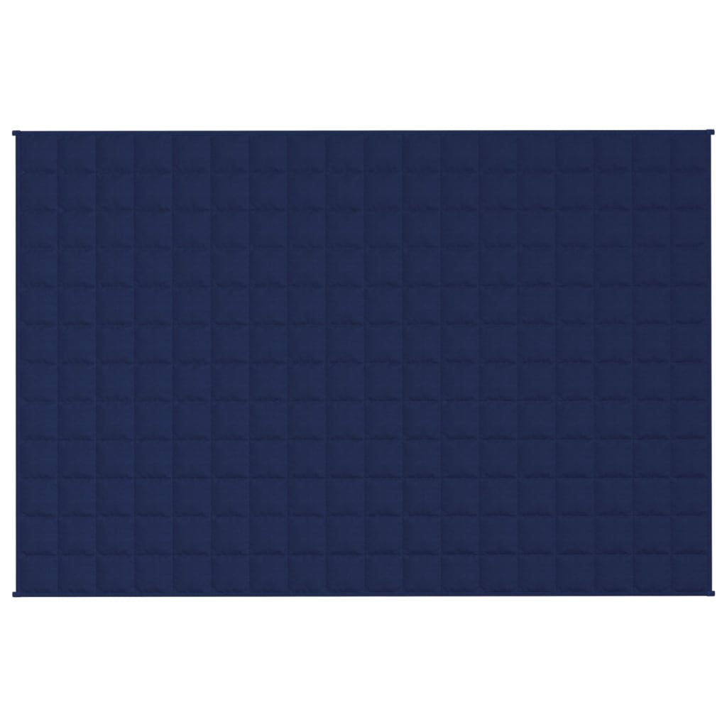 Vidaxl schwache Decke 122x183 cm 9 kg Stoff blau