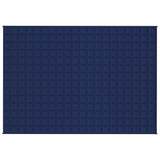 Vidaxl schwache Decke 135x200 cm 10 kg Stoff blau - afbeelding 3