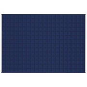 Vidaxl schwache Decke 137x200 cm 10 kg Stoff blau - afbeelding 3