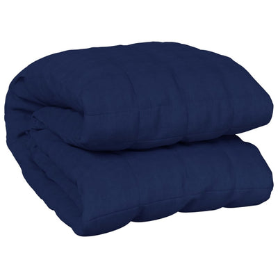 Vidaxl schwache Decke 152x203 cm 7 kg Stoff blau