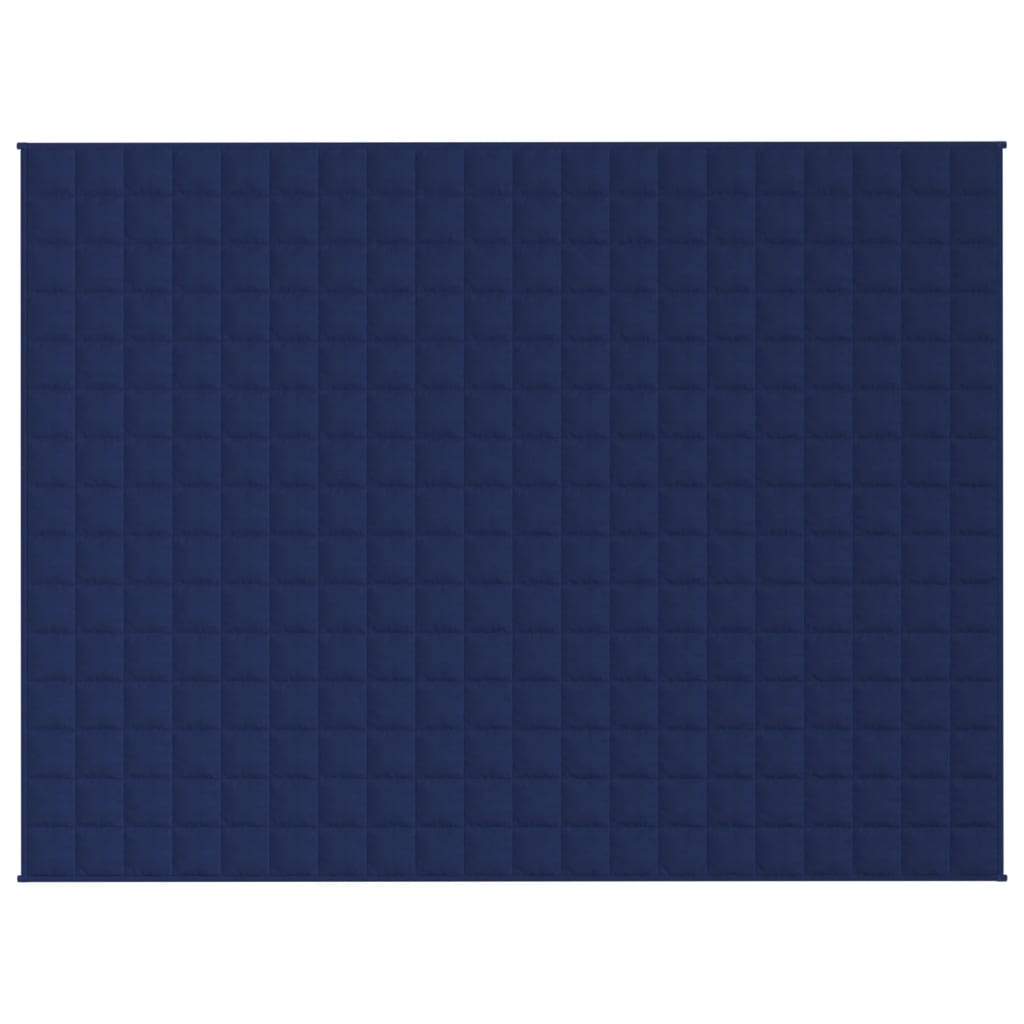 Vidaxl schwache Decke 152x203 cm 11 kg Stoff blau