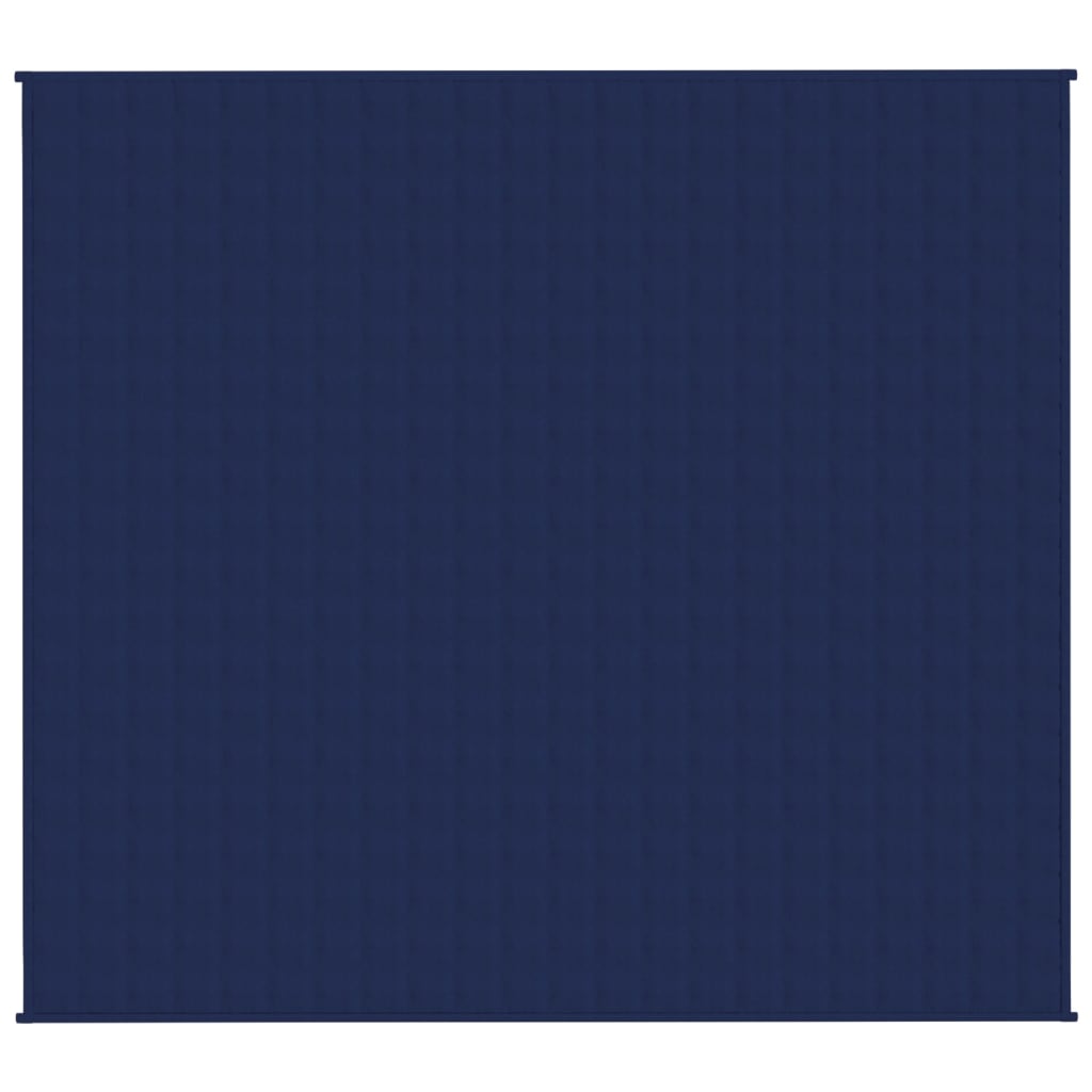 Vidaxl schwache Decke 200x230 cm 9 kg Stoff blau